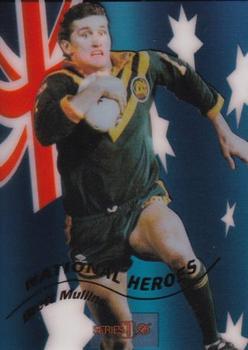 1996 Dynamic ARL Series 1 - National Heroes #NH6 Brett Mullins Front